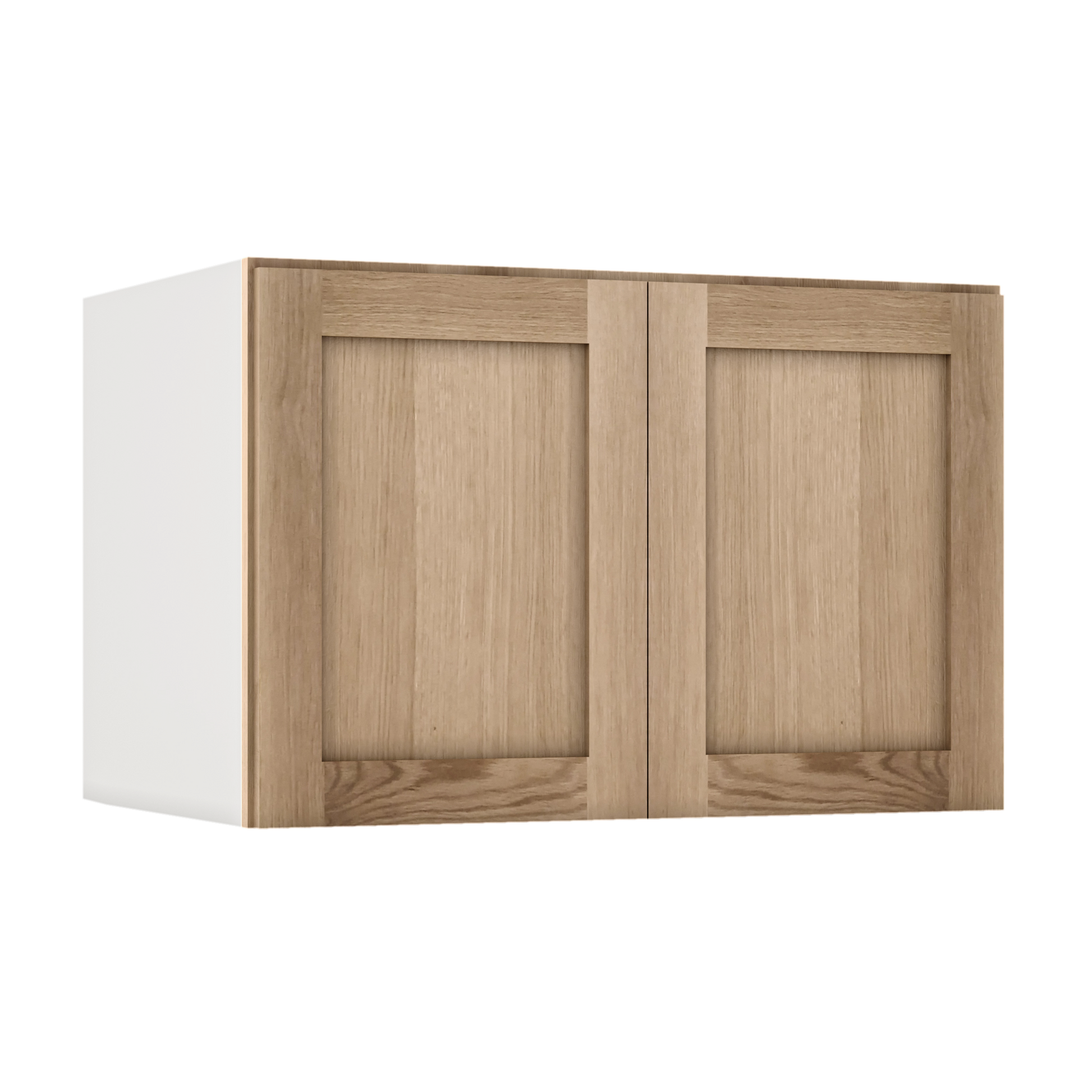 Natural oak elegant craftsman shaker glass-ready wall 12"–36" rta kitchen cabinet – view 9