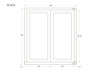 39" Tall Custom Inset Shaker Wall Cabinet - Double Door 24", 27", 30", 33" & 36" Wide