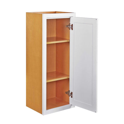 39" Tall Custom Inset Shaker Wall Cabinet - Single Door 9", 12", 15", 18" & 21"