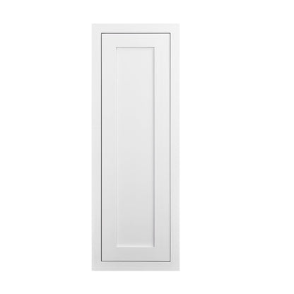 39" Tall Inset Shaker Wall Cabinet - Single Door 9", 12", 15", 18" & 21"