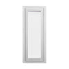 39" Tall Custom Color Glass Ready Inset Shaker Wall Cabinet - Single Door 9", 12", 15", 18" & 21"