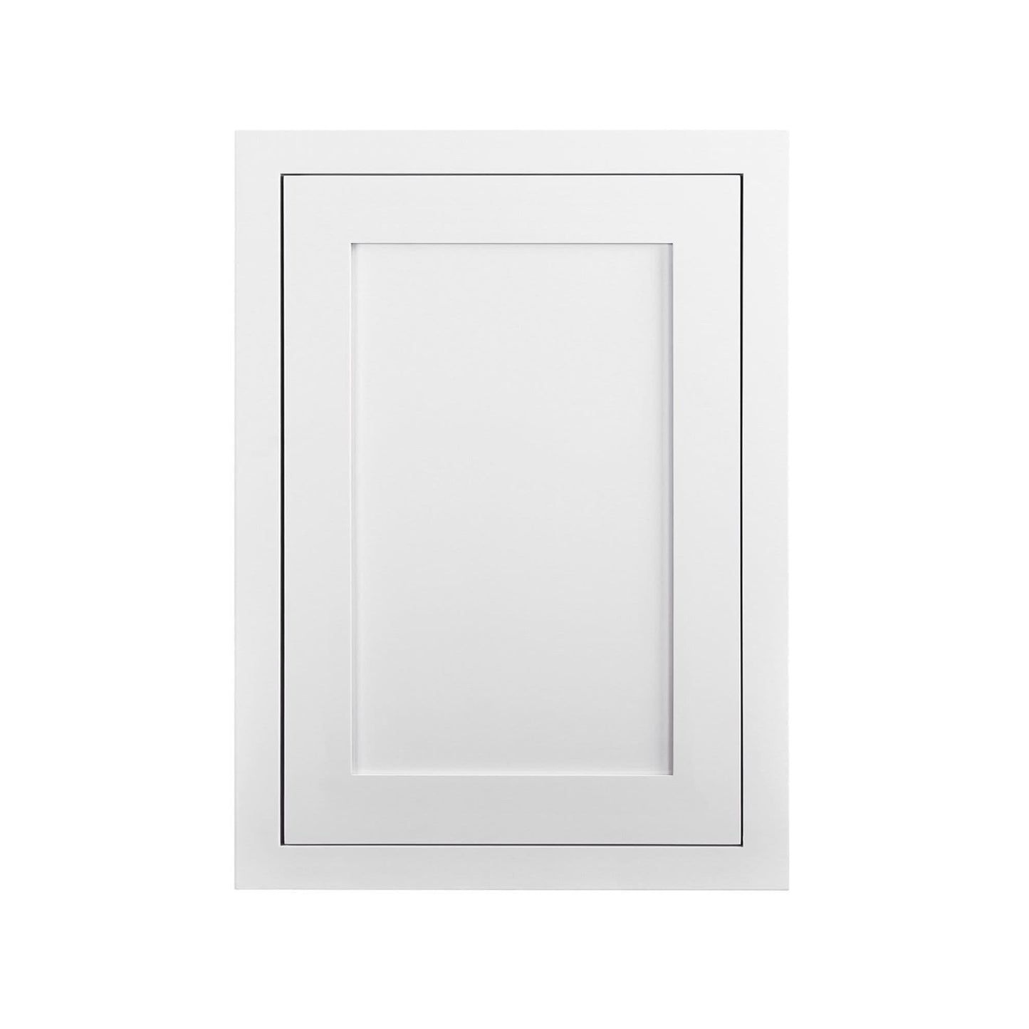 39" Tall Inset Shaker Wall Cabinet - Single Door 9", 12", 15", 18" & 21"
