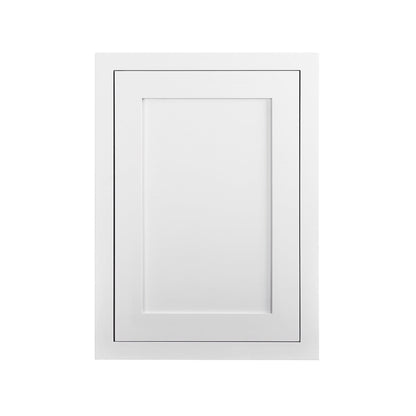 39" Tall Inset Shaker Wall Cabinet - Single Door 9", 12", 15", 18" & 21"