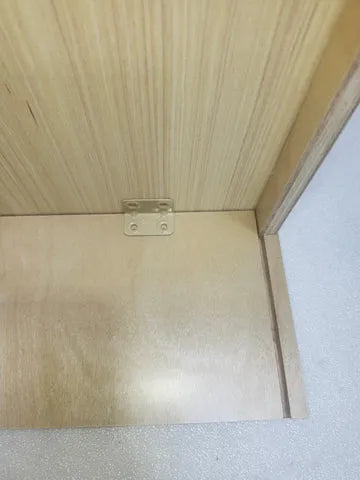 Fasten the angle brackets