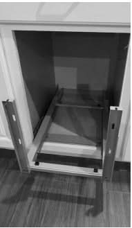50qt Wire Fits 18" BFHD(15" Opening) Double Trashcan Pullout with Soft-close Slides