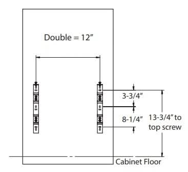 50qt Wire Fits 18" BFHD(15" Opening) Double Trashcan Pullout with Soft-close Slides