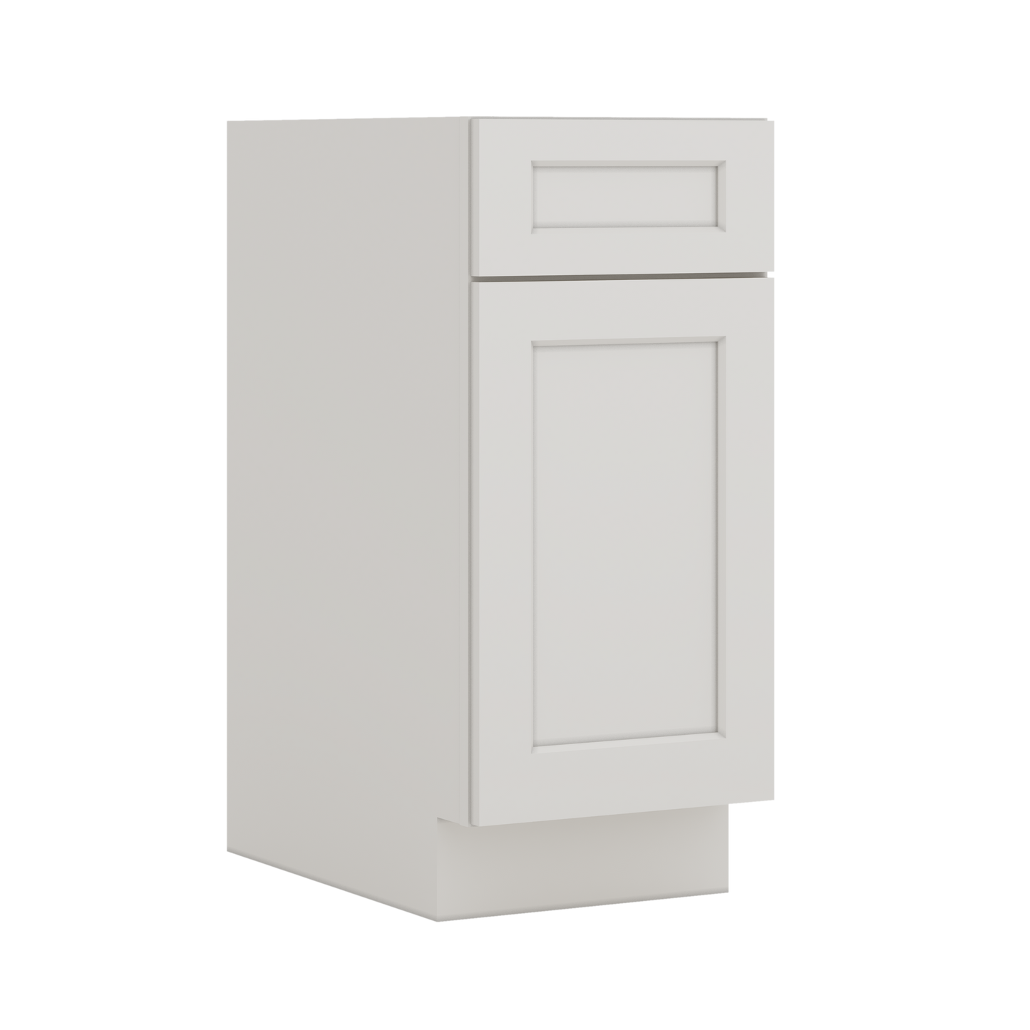 B15 Base Cabinet Ice White Shaker Kitchen Cabinets