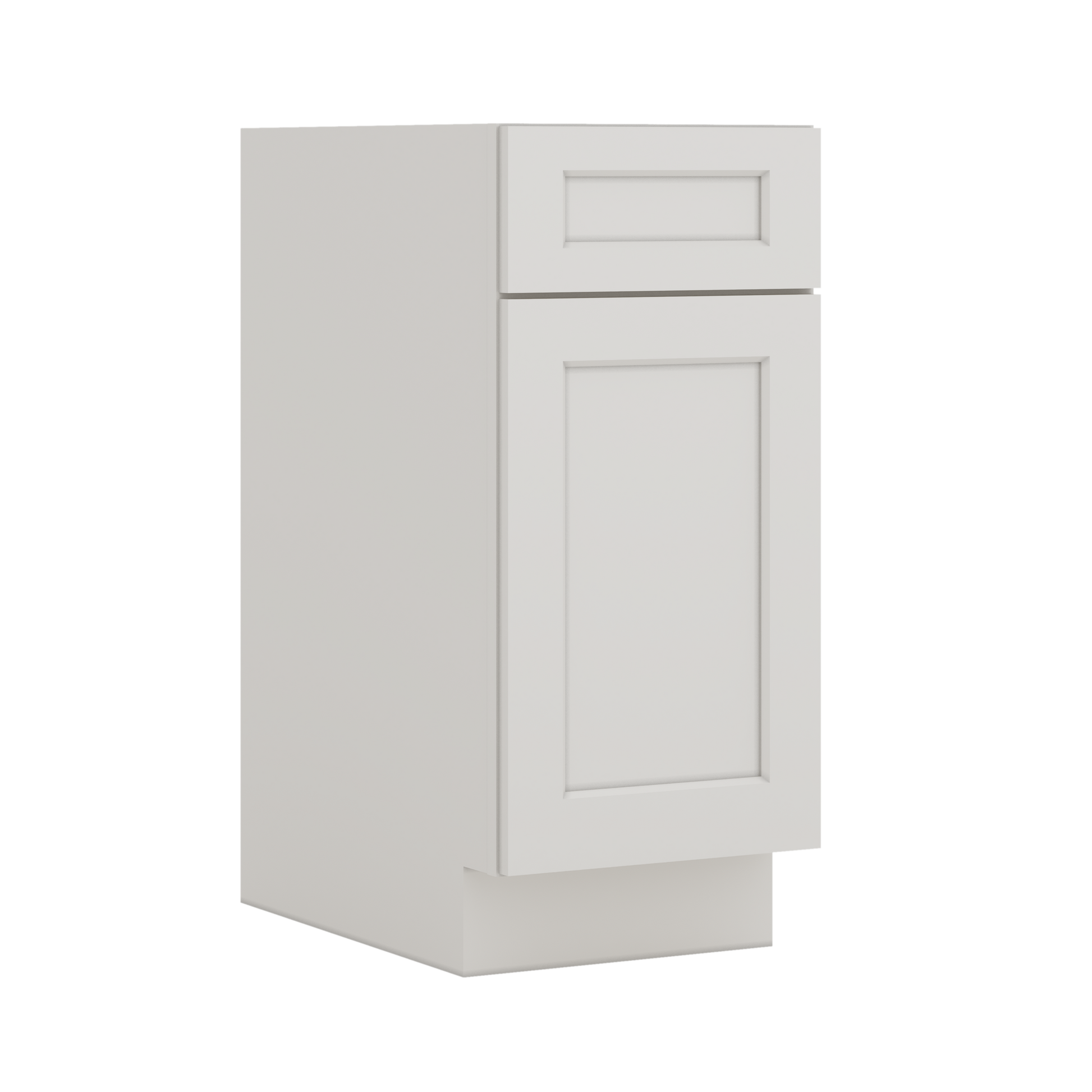 B15 Base Cabinet Ice White Shaker Kitchen Cabinets