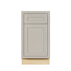 Tuscan Gray Inset Shaker Base Cabinet - Single Door 9", 12", 15", 18" & 21"