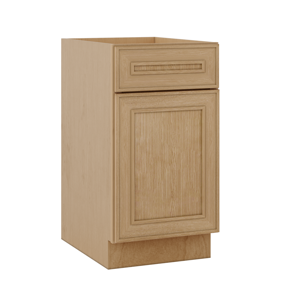 Natural oak elegant craftsman shaker base cabinet 9"–21" rta kitchen cabinet – dimension diagram