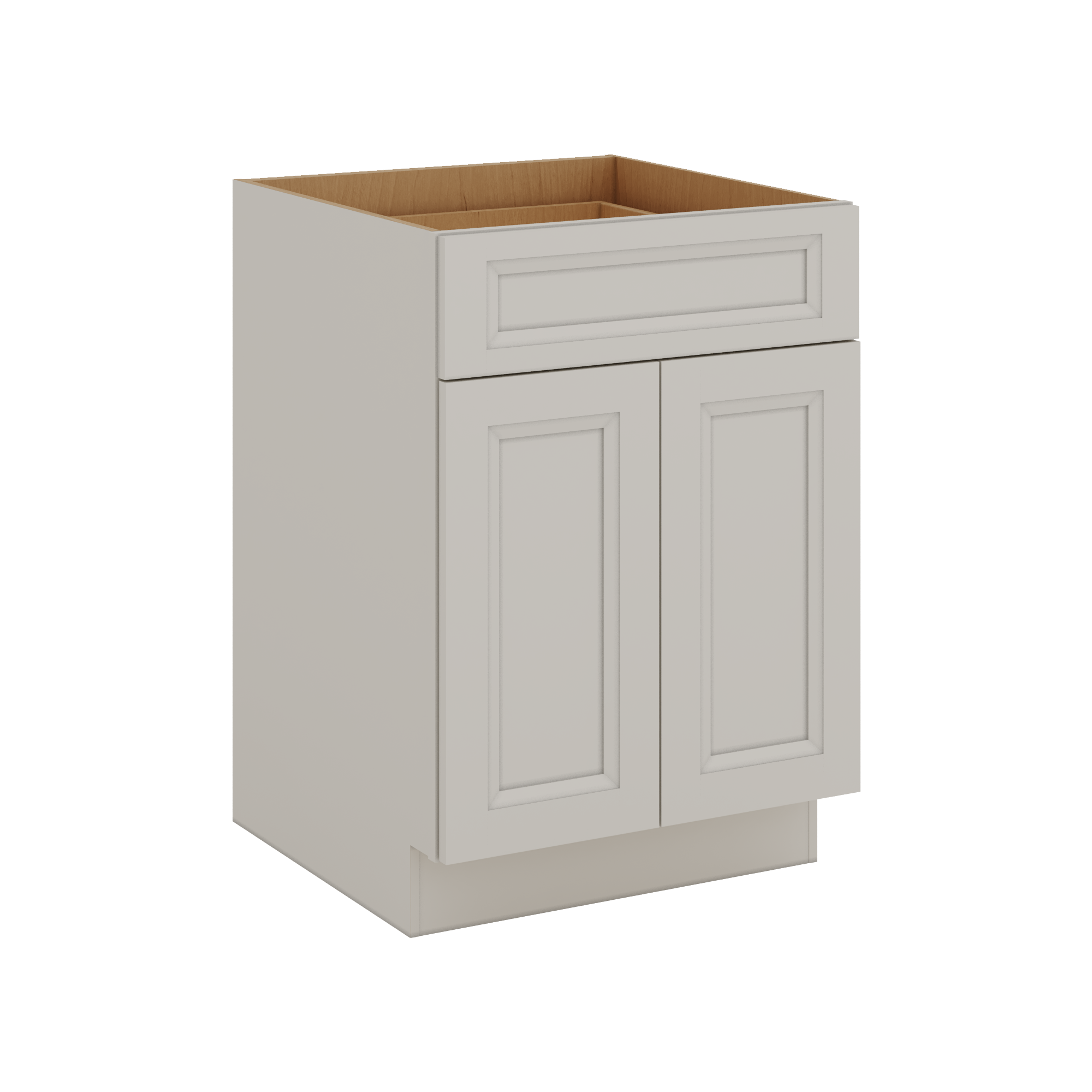 27LGDS Laguna Gray Double Shaker Base Cabinet - Two Doors 24", 27", 30", 33 & 36" Wide