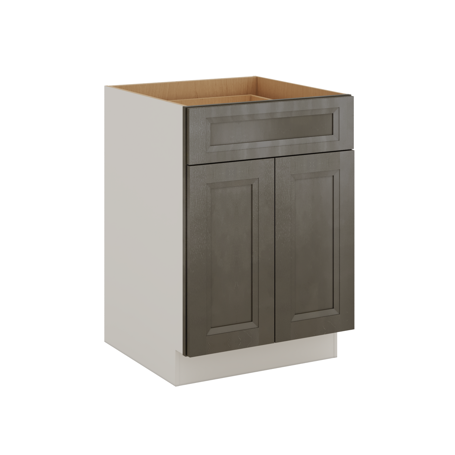 Huntington Cinder Double Shaker Base Cabinet - Two Doors 24", 27", 30", 33 & 36" Wide