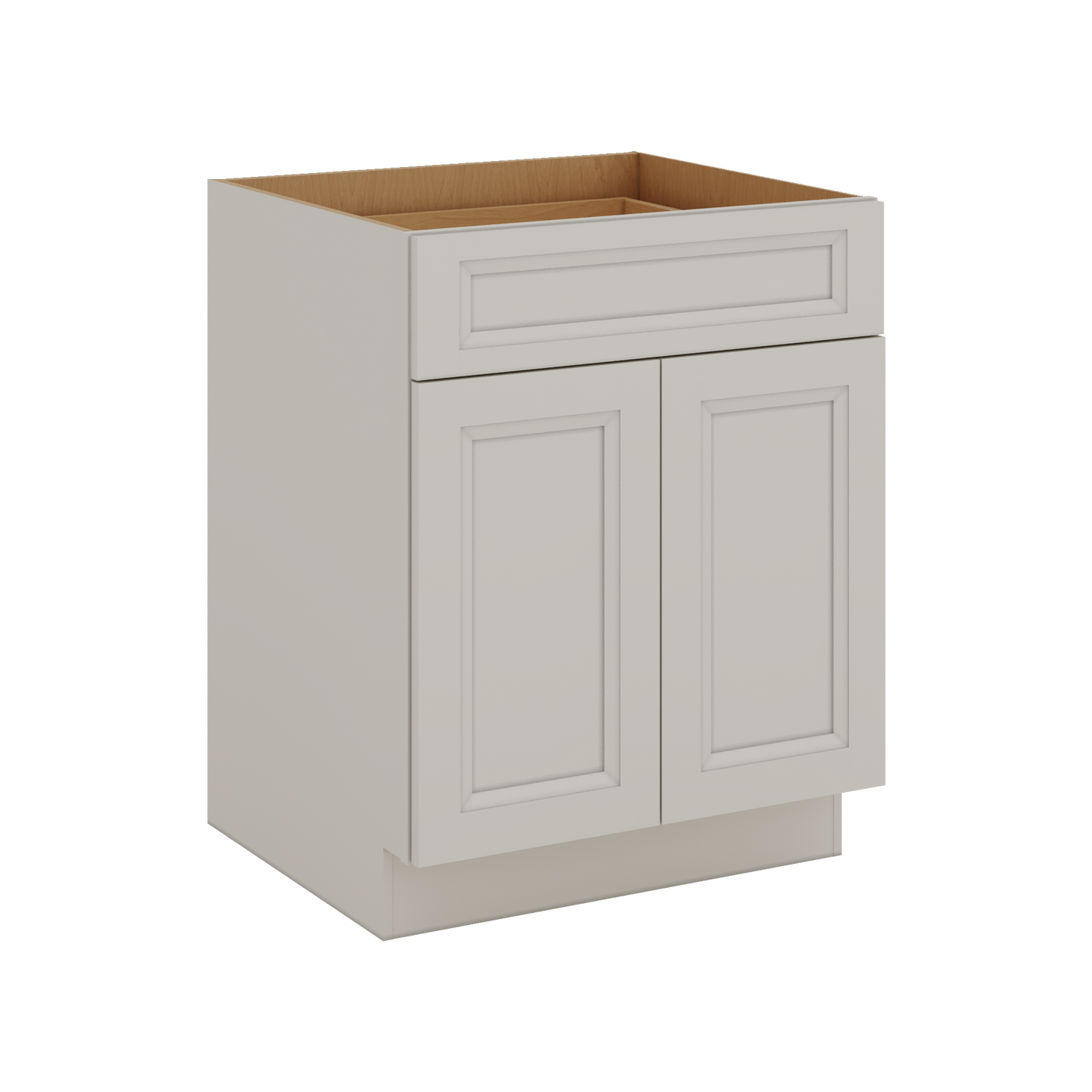 27LGDS Laguna Gray Double Shaker Base Cabinet - Two Doors 24", 27", 30", 33 & 36" Wide