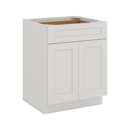B27 Ice White Shaker Base Kitchen Cabinet