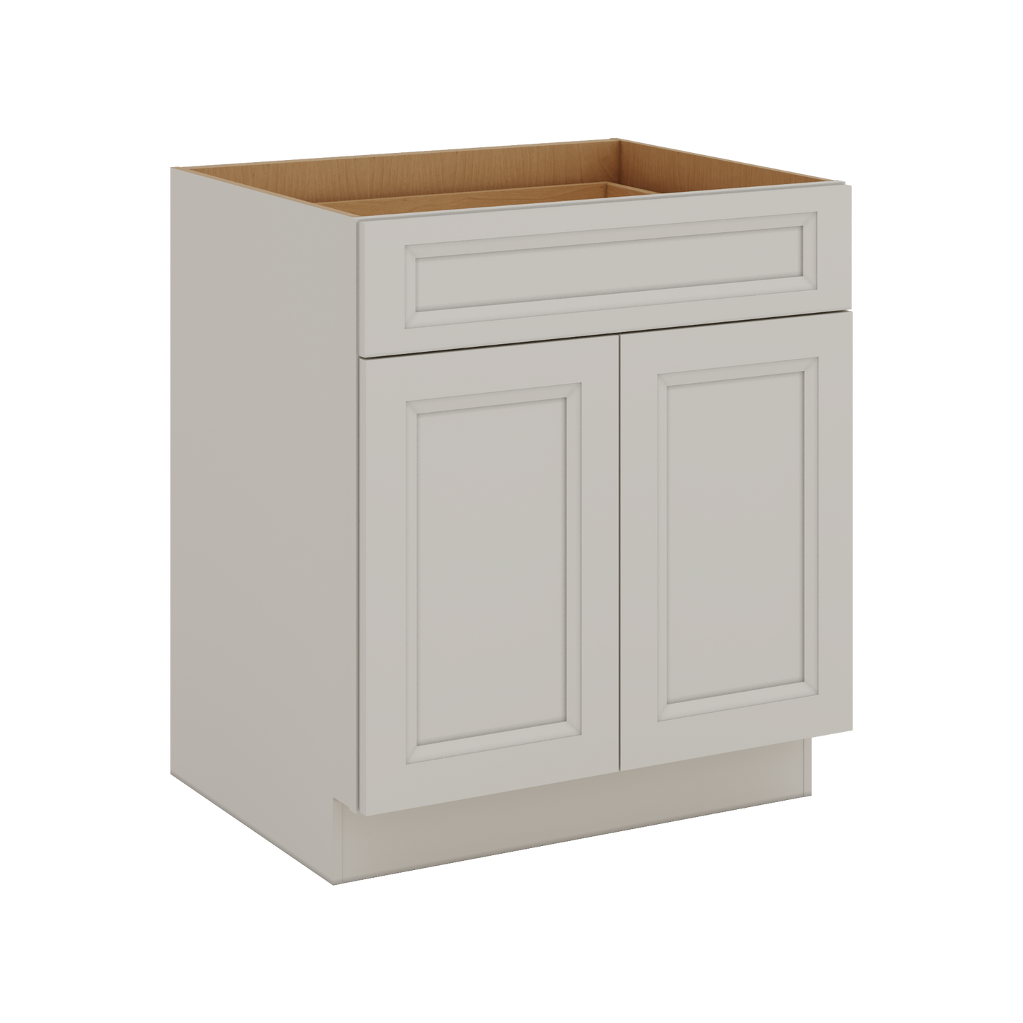 27LGDS Laguna Gray Double Shaker Base Cabinet - Two Doors 24", 27", 30", 33 & 36" Wide