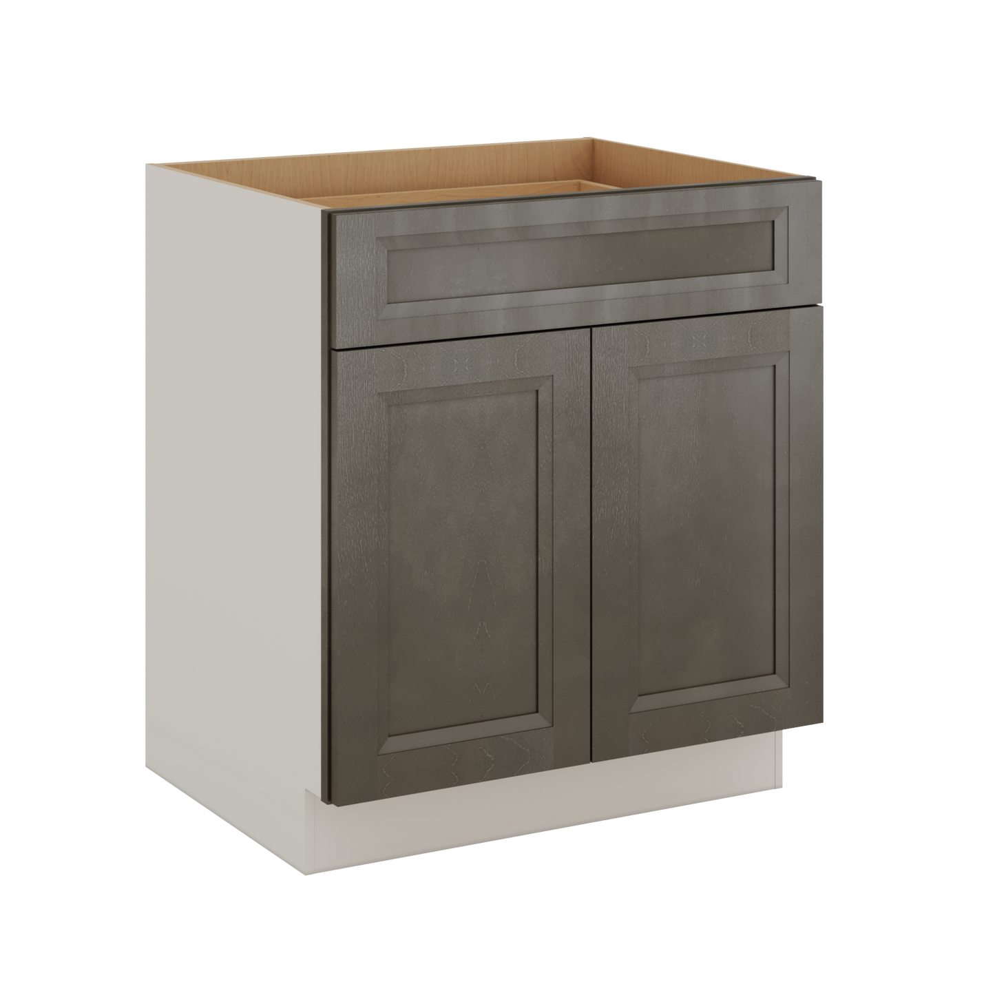 Huntington Cinder Double Shaker Base Cabinet - Two Doors 24", 27", 30", 33 & 36" Wide