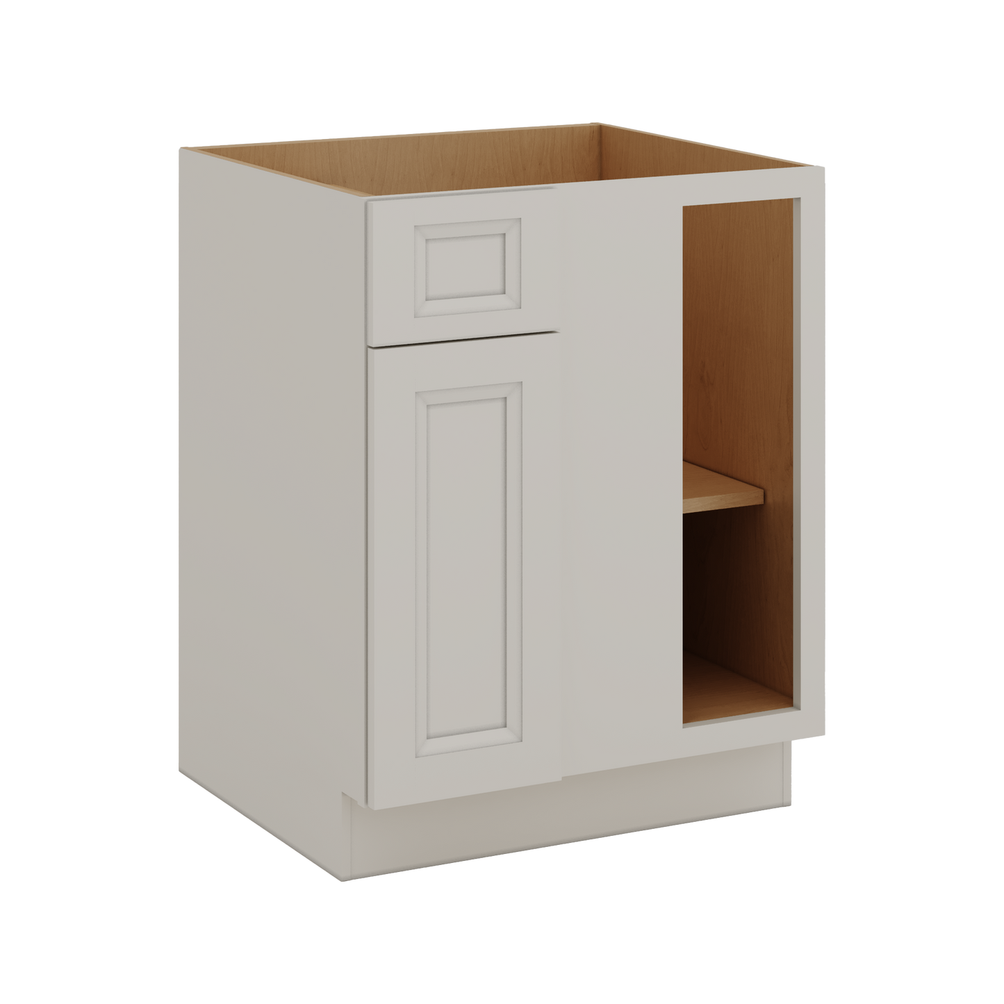 Blind Corner 1-1/4" (Left or Right) 27LGDS Laguna Gray Double Shaker Blind 36"-42" & 42"-45"