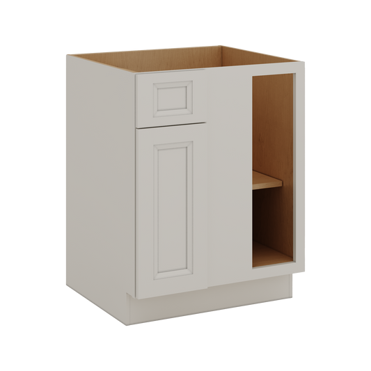 Blind Corner 1-1/4" (Left or Right) 27LGDS Laguna Gray Double Shaker Blind 36"-42" & 42"-45"