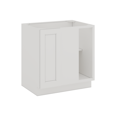 BBC36 Ice White Blind Corner Kitchen Cabinet