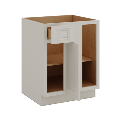 Blind Corner 1-1/4" (Left or Right) 27LGDS Laguna Gray Double Shaker Blind 36"-42" & 42"-45"