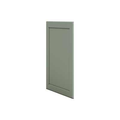 False Door Green Shaker Decorative Style