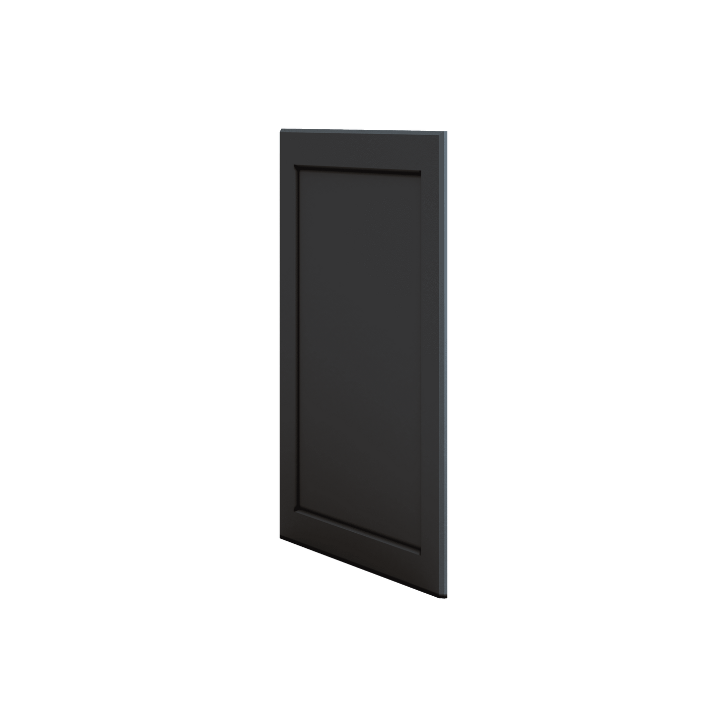 False Door 15HNS Hermosa Noir Black Shaker Decorative Style