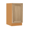 Inset Oak Shaker Special Order Base Full Height Door 24" Deep Inset Shaker Base Cabinet 9" - 36" Wide