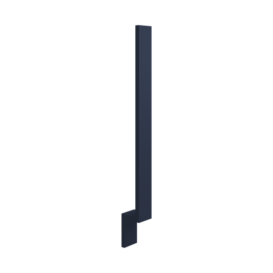 Base Cabinet Filler Trim Pieces 3" & 6" Wide 29NB Naval Blue Shaker 1-1/4" Overlay