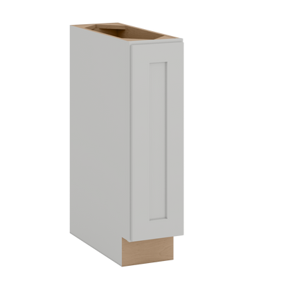 9", 12", 15" & 18" Full Height Door Base Cabinet with One Door | RTA Unassembled | Polar White Shaker Full Overlay