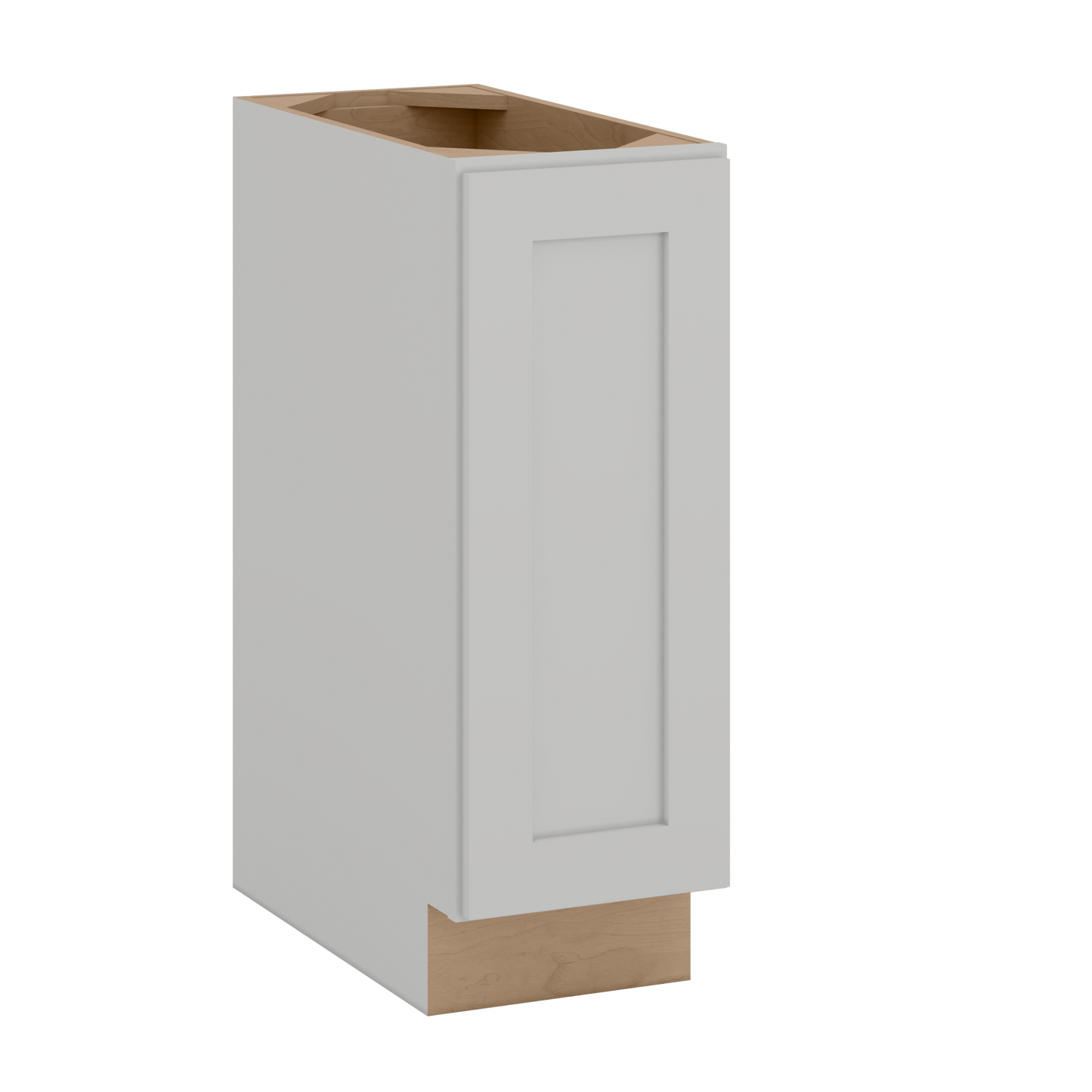 9", 12", 15" & 18" Full Height Door Base Cabinet with One Door | RTA Unassembled | Polar White Shaker Full Overlay