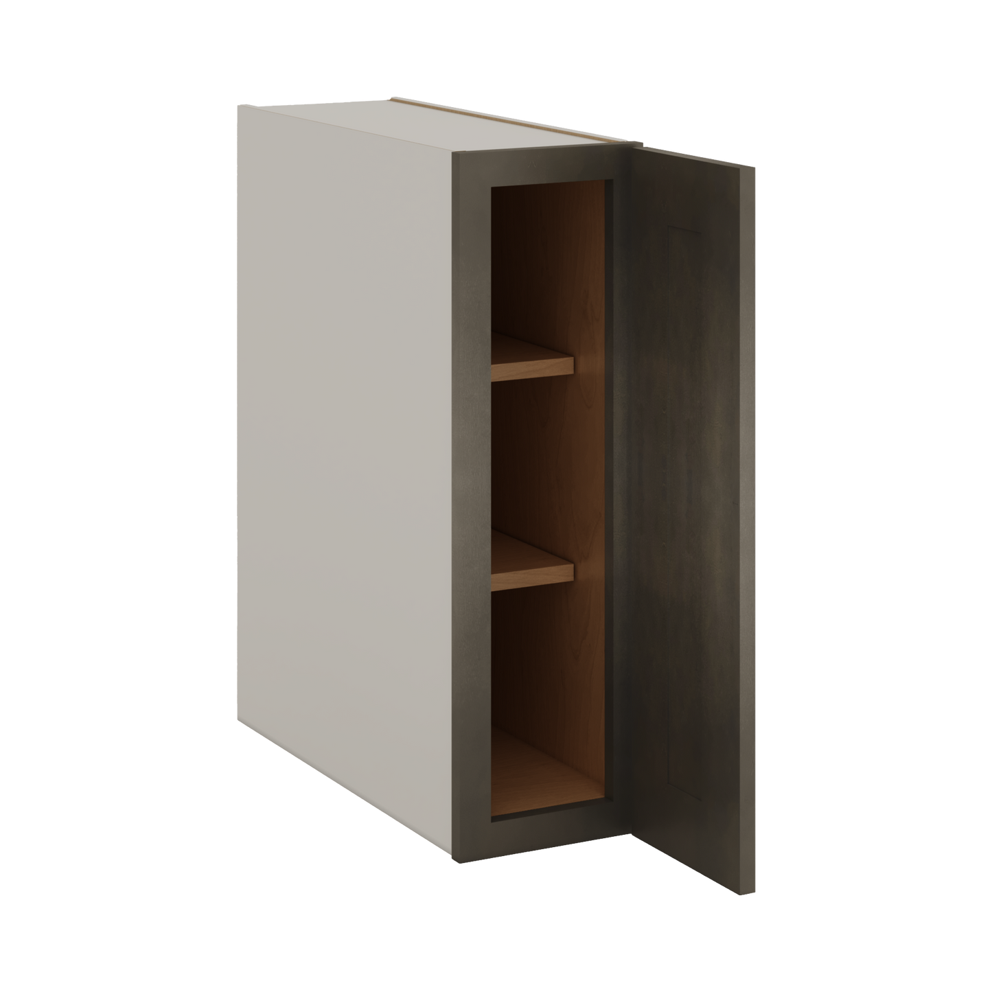 Full Height Base Cabinet Huntington Cinder Double Shaker - Single Door 9", 12", 15", 18", 21" WIde