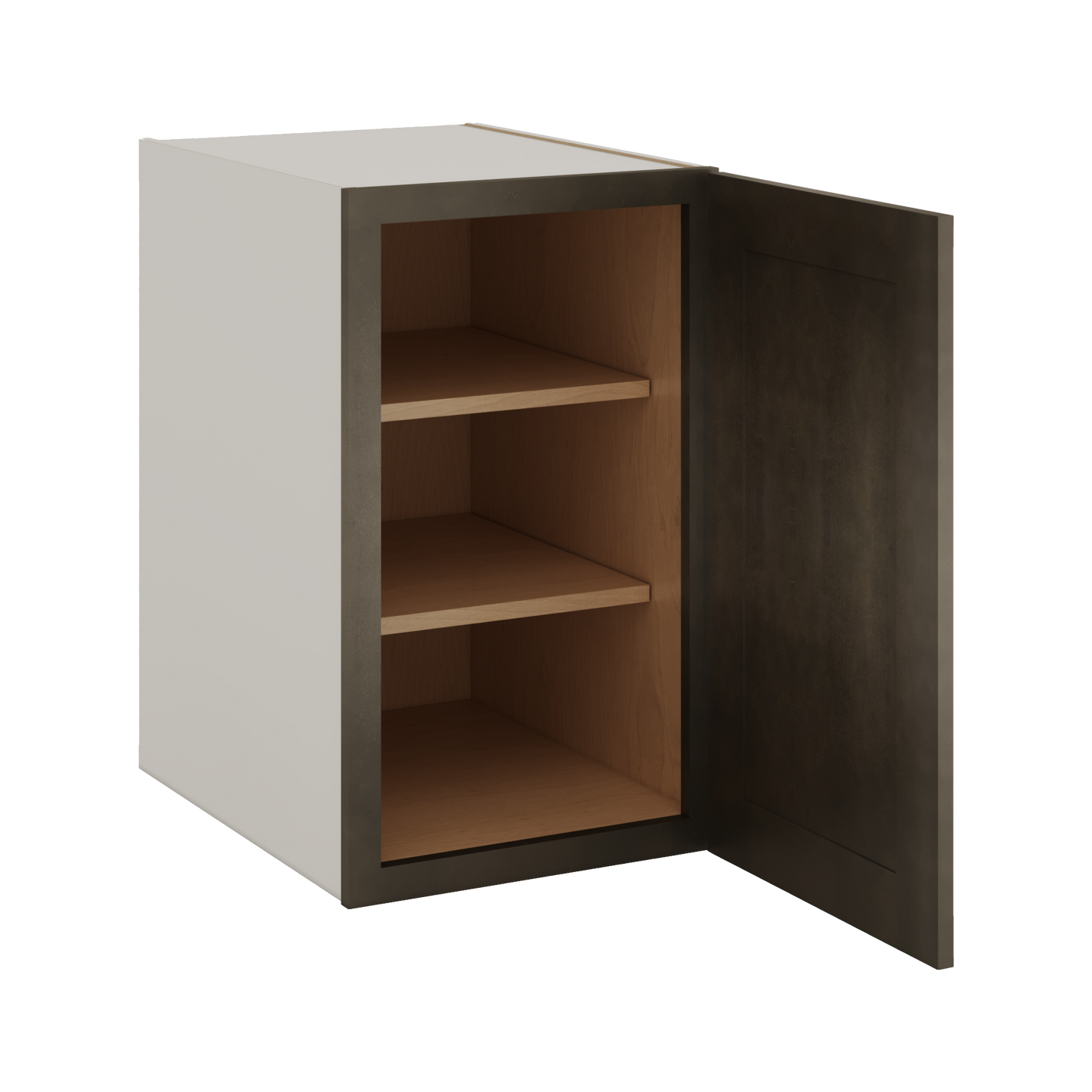 Full Height Base Cabinet Huntington Cinder Double Shaker - Single Door 9", 12", 15", 18", 21" WIde