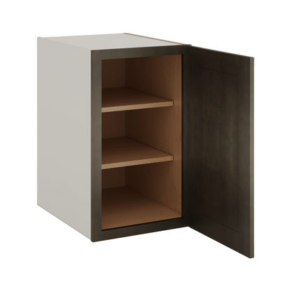 Full Height Base Cabinet Huntington Cinder Double Shaker - Single Door 9", 12", 15", 18", 21" WIde