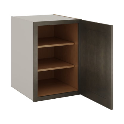 Full Height Base Cabinet Huntington Cinder Double Shaker - Single Door 9", 12", 15", 18", 21" WIde
