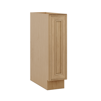 Spice Rack Pullout Base Cabinet 9" Elegant Oak Craftsman Shaker