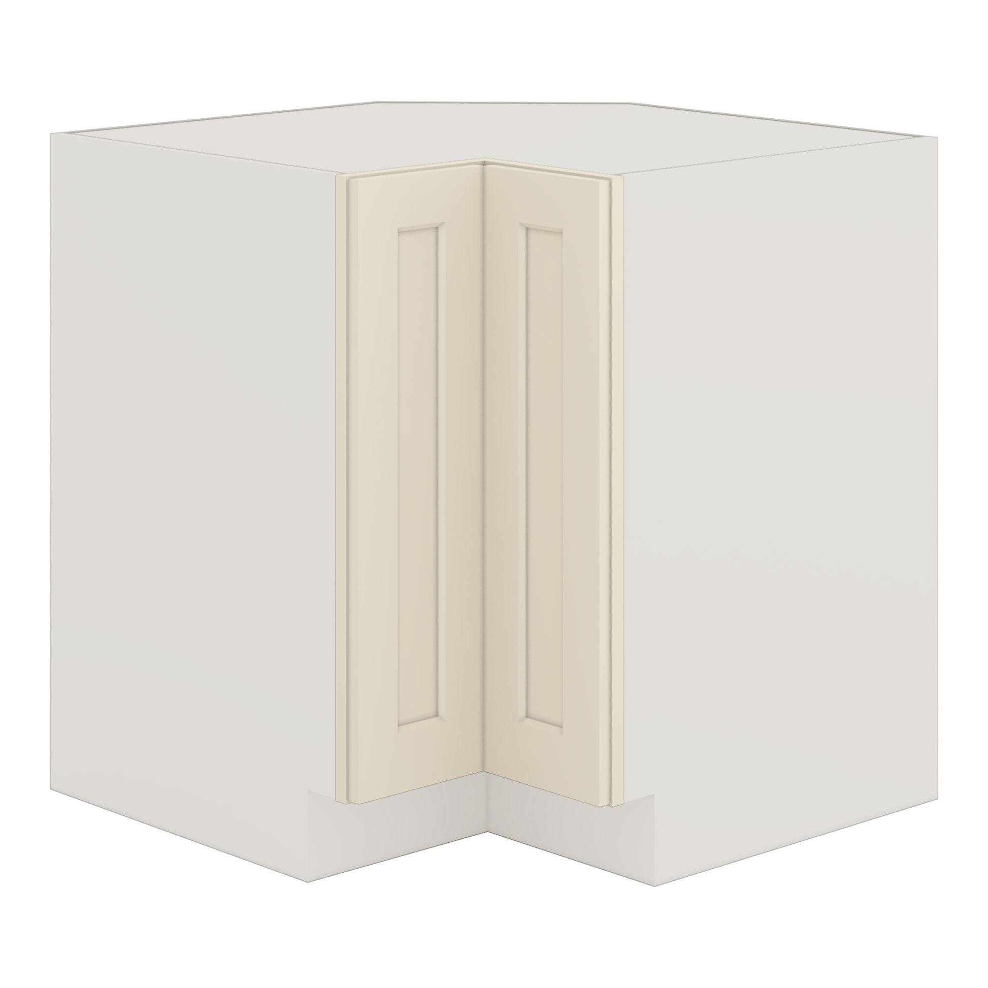 Base Lazy Susan 33 36 Manhattan Cream Kitchen Cabinets RTA 