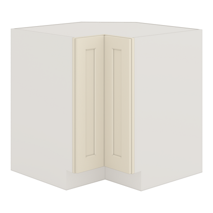 Base Lazy Susan 33 36 Manhattan Cream Kitchen Cabinets RTA 
