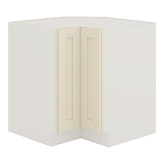 Base Lazy Susan 33 36 Manhattan Cream Kitchen Cabinets RTA 