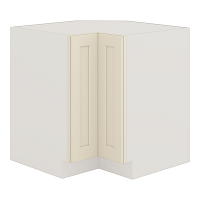 Base Lazy Susan 33 36 Manhattan Cream Kitchen Cabinets RTA 