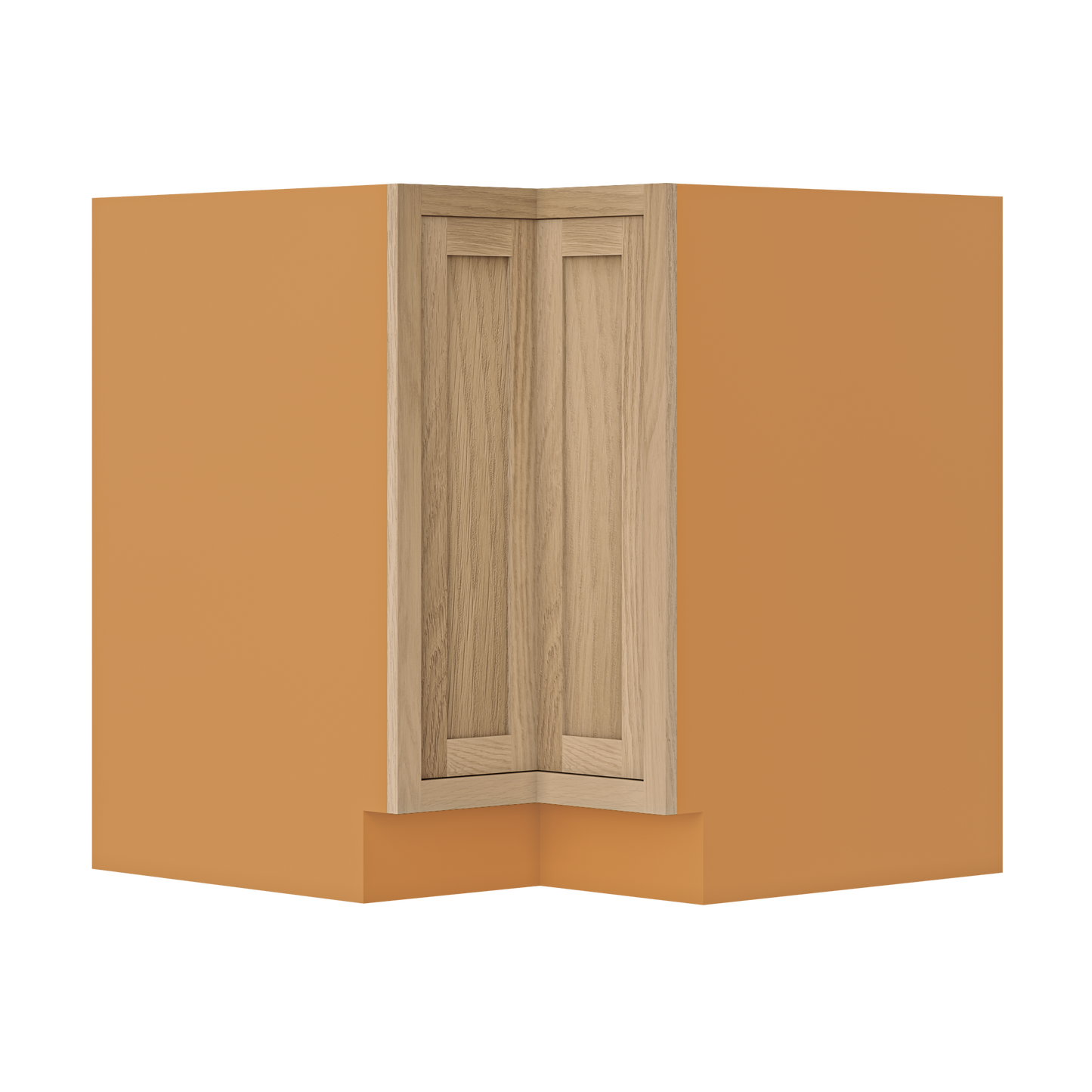 BLS33 Base Lazy Susan Kitchen Cabinet Custom Inset Oak