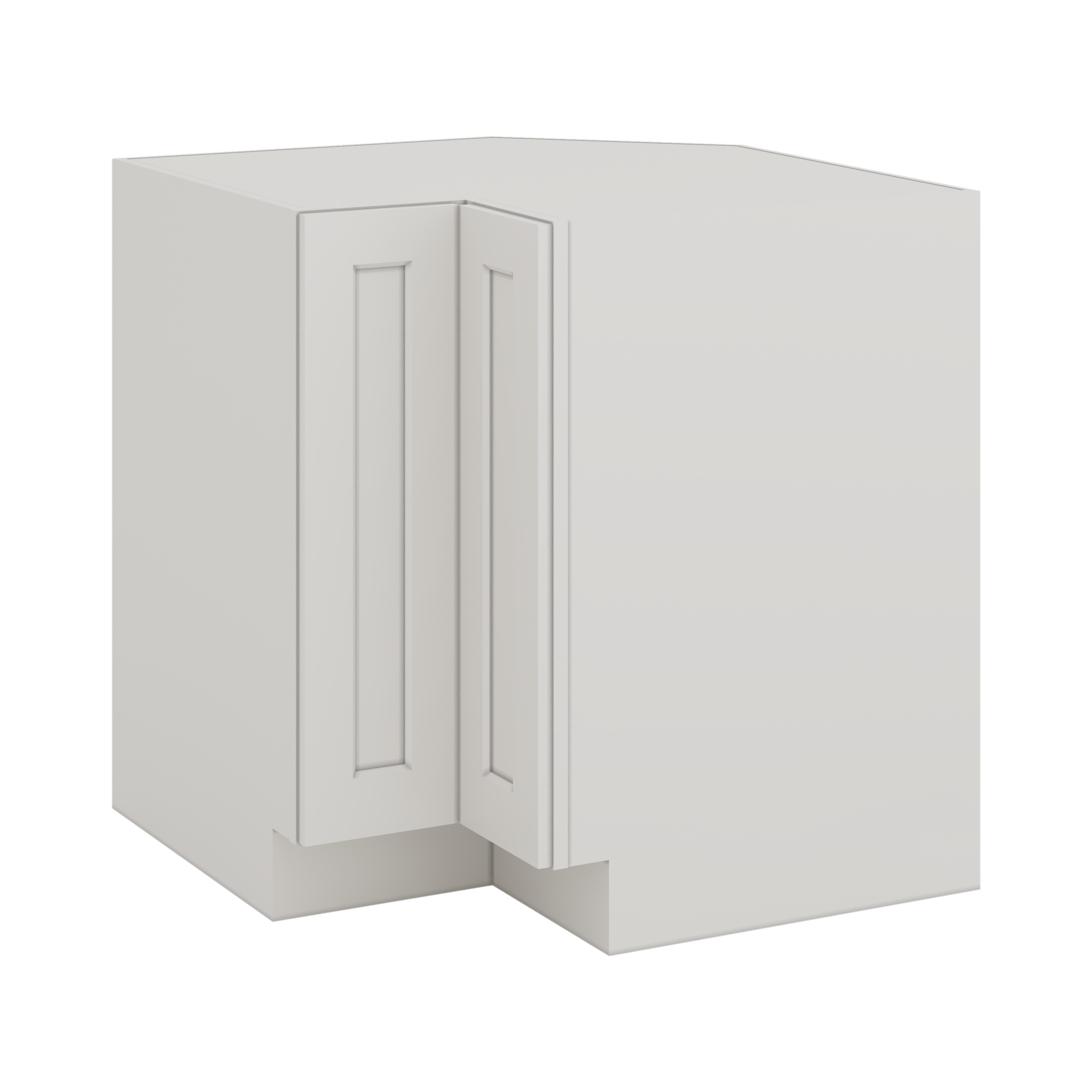 BLS33 Corner Lazy Susan Ice  White Shaker