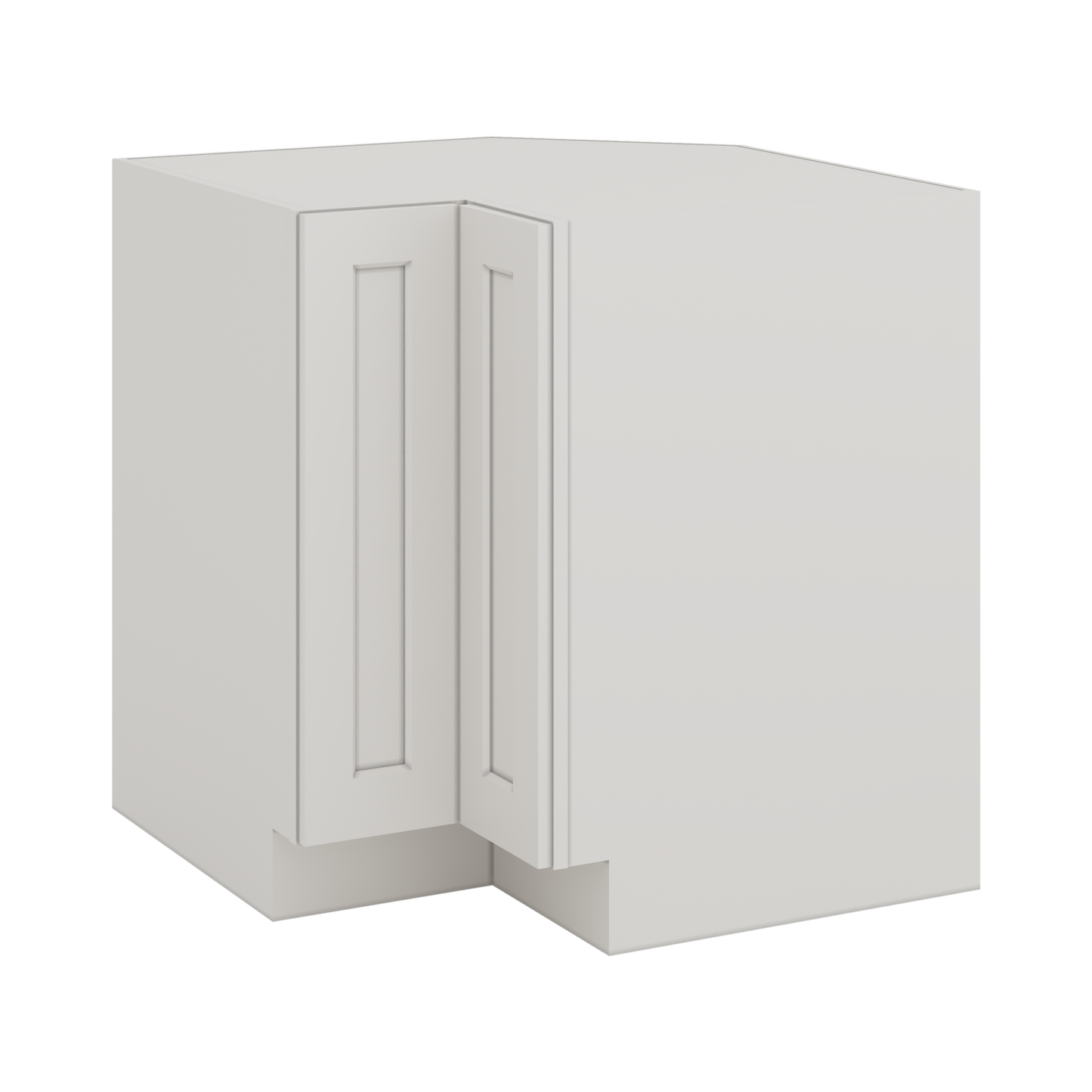 BLS33 Corner Lazy Susan Ice  White Shaker