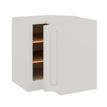 Lazy Susan Base Cabinet 33" & 36" White Shaker 1-1/4" Overlay