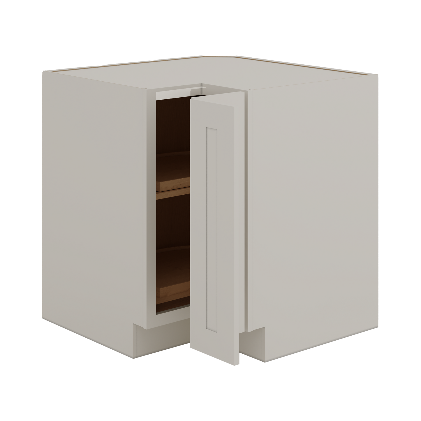 Lazy Susan Base Cabinet 33" & 36" 27LGDS Laguna Gray Double Shaker