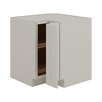 Lazy Susan Base Cabinet 33" & 36" 27LGDS Laguna Gray Double Shaker