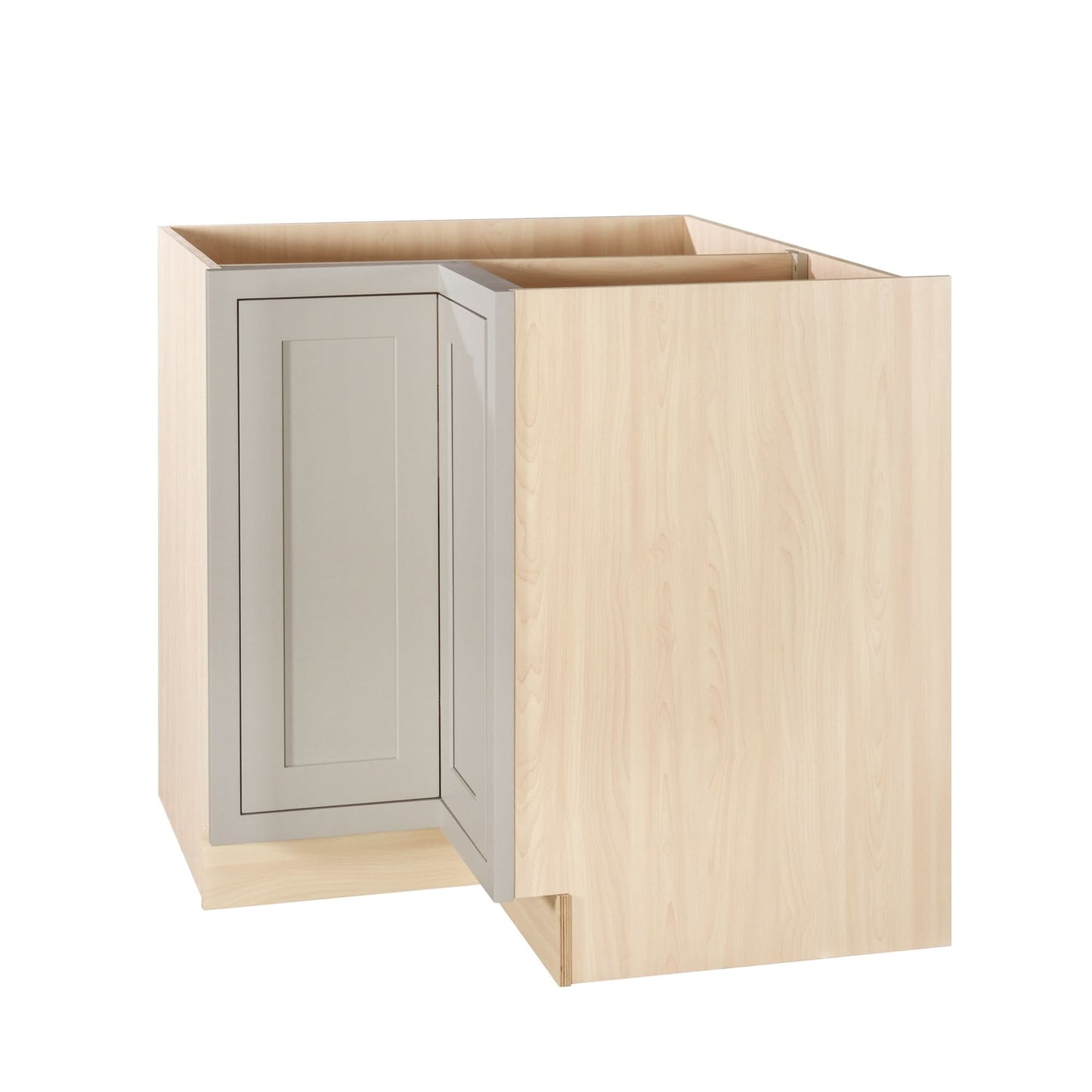 Lazy Susan Base Tuscan Gray Inset Shaker Cabinets 33" & 36"