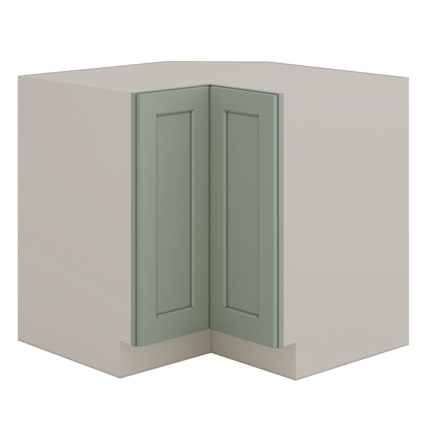 BLS36 Base Lazy Susan 36 Sage Green Shaker