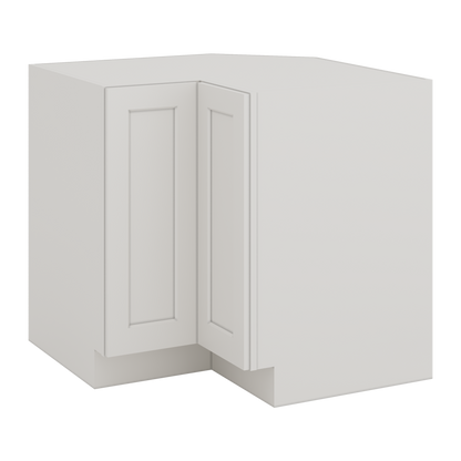 Lazy Susan Base Cabinet 33" & 36" ICE White Shaker 1-1/4" Overlay CWS/CWB