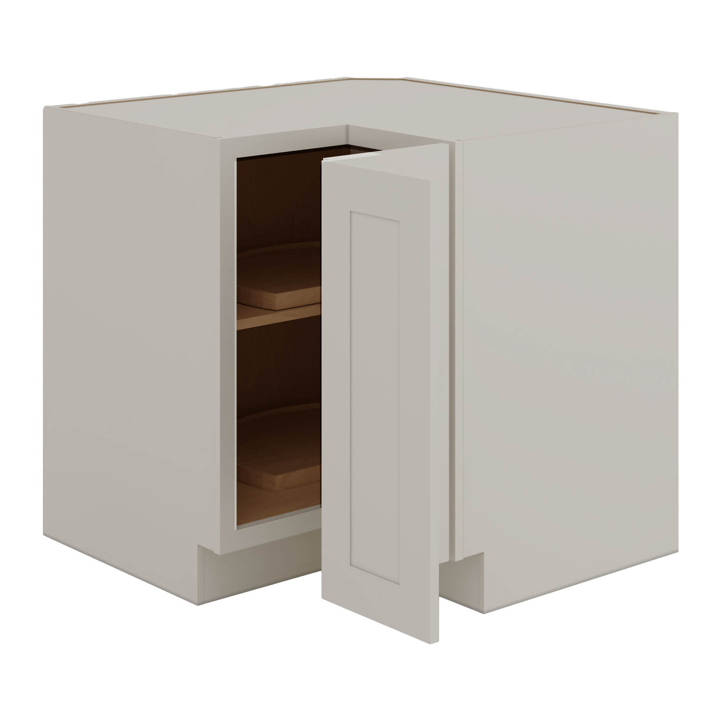 Lazy Susan Base Cabinet 33" & 36" 27LGDS Laguna Gray Double Shaker