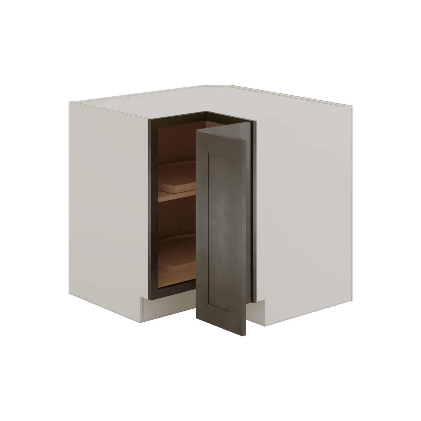 Lazy Susan Base Cabinet 33" & 36" Huntington Cinder Double Shaker